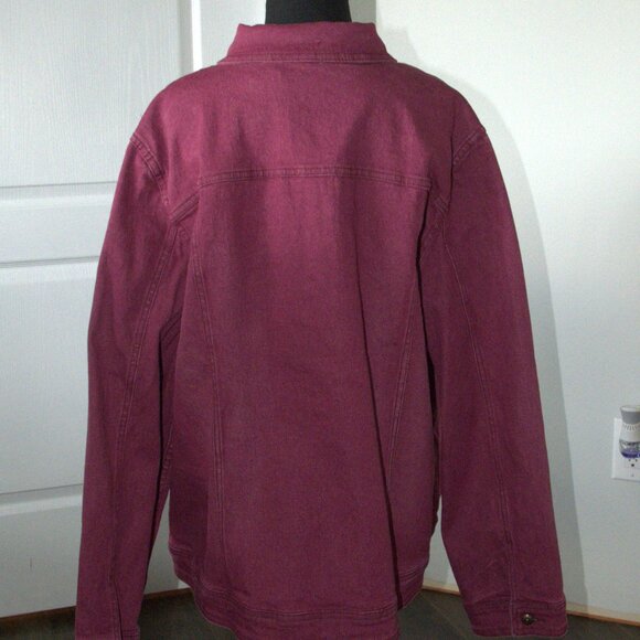 DG2 by Diane Gilman Women's Denim Jacket Reversible size 2X - Picture 3 of 11